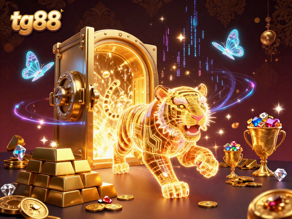 Join the tg88 adventure in a vibrant digital casino, winning treasures and jackpots.