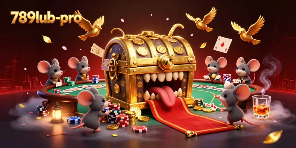 Engage with exciting gambling action at 789lub-pro featuring dynamic casino elements and vibrant characters.
