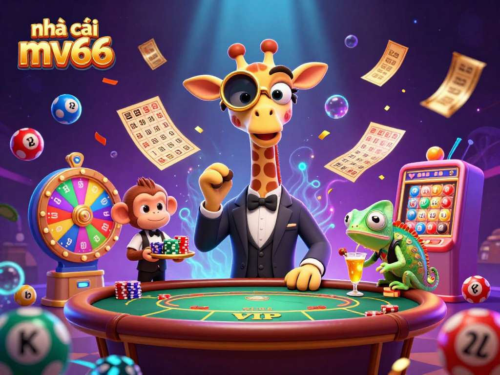 Experience thrilling moments at nhà cái mv66 with vibrant games, lively characters, and dynamic casino atmosphere.