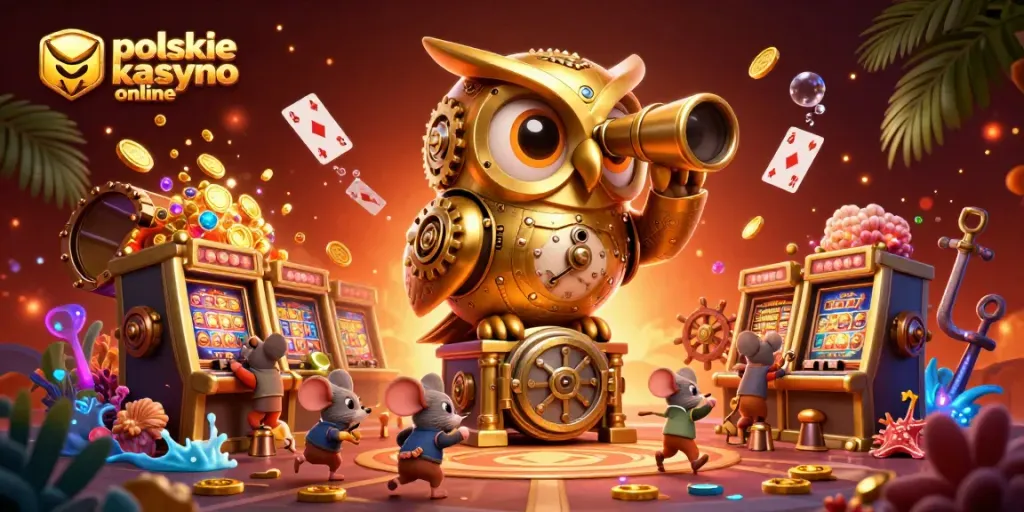 Experience the thrill of polskie kasyno online with vibrant 3D characters among dynamic game elements.