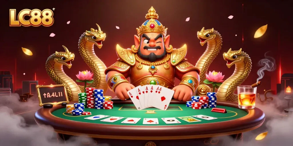 Experience thrilling gaming action at LC88 with stunning visuals and rich casino elements.