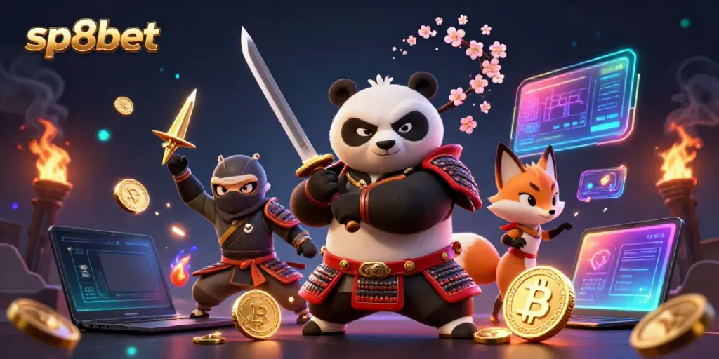 Engage in thrilling gameplay at sp8bet with dynamic 3D characters and crypto gaming elements.