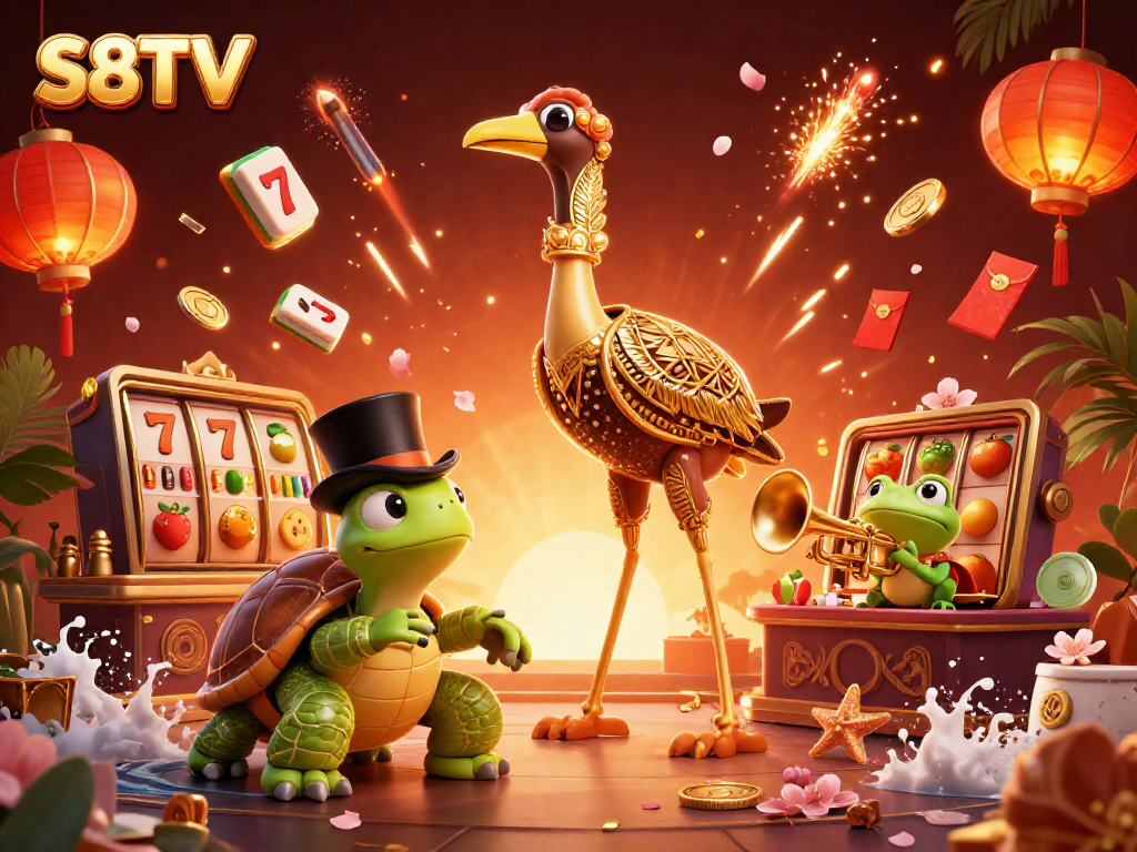 Experience thrilling moments at S8TV with dynamic slot games and engaging characters.