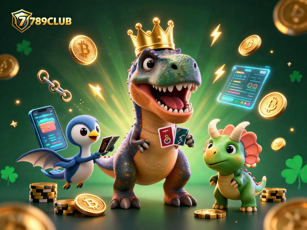 Engage with thrilling gameplay featuring 789CLUB in a vibrant 3D casino scene.