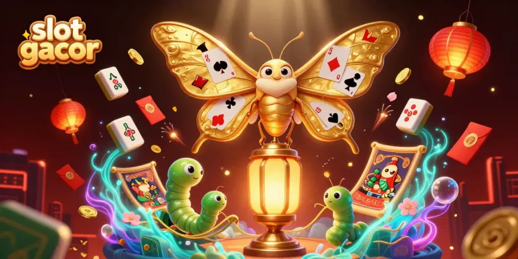 Permainan slot gacor dengan ilustrasi 3D menarik yang menampilkan hiasan kasino dan karakter unik