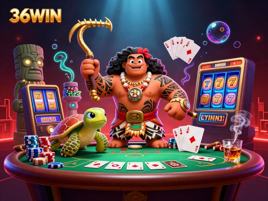 Experience thrilling gameplay at 36WIN with vibrant visuals and dynamic casino elements.