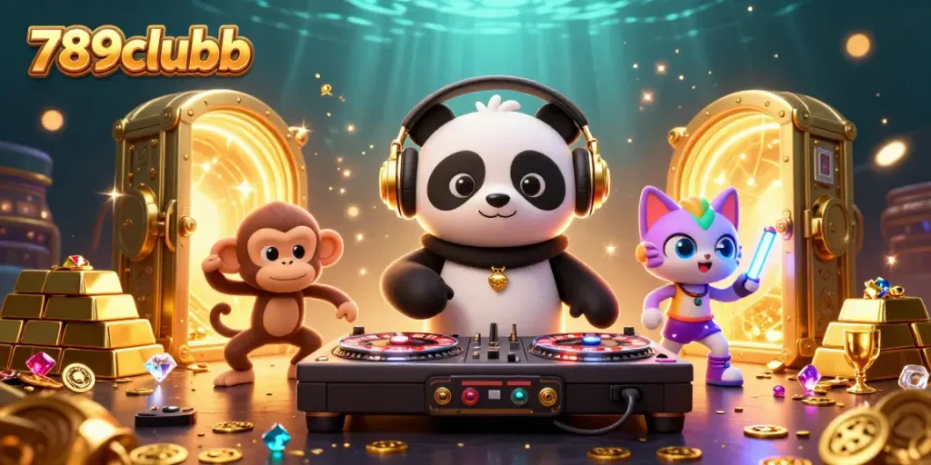 Experience the excitement of 789clubb with thrilling casino characters and dynamic treasure elements.
