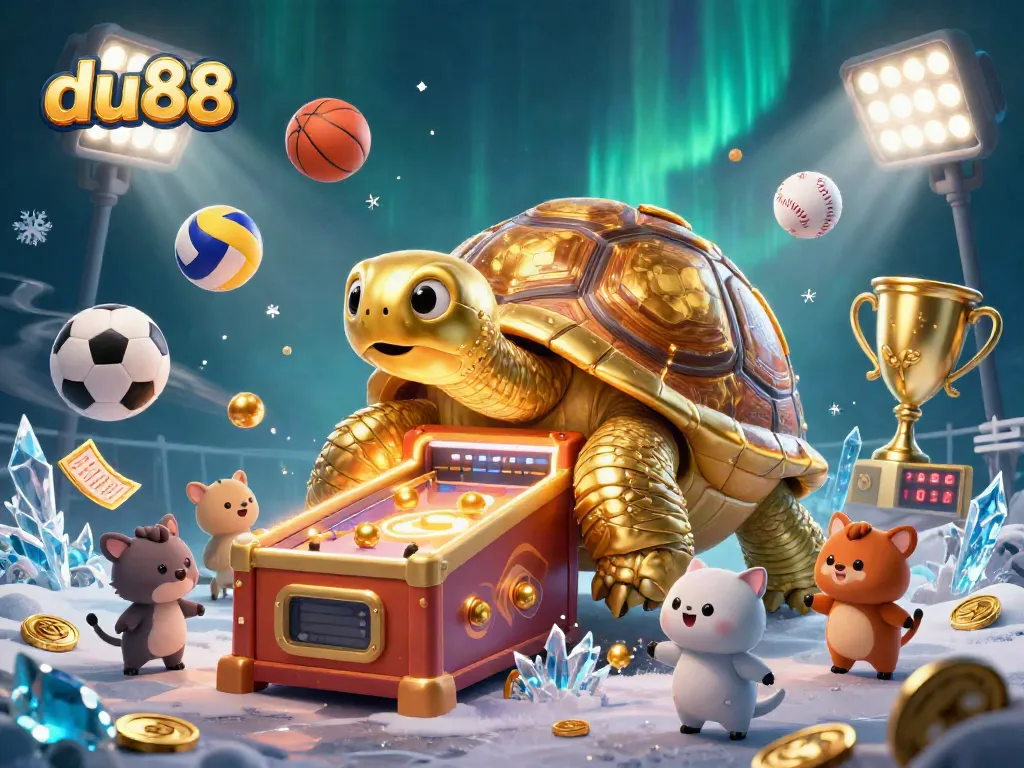 Engage with du88, the thrilling pinball-style casino game featuring golden tortoise and sports elements!