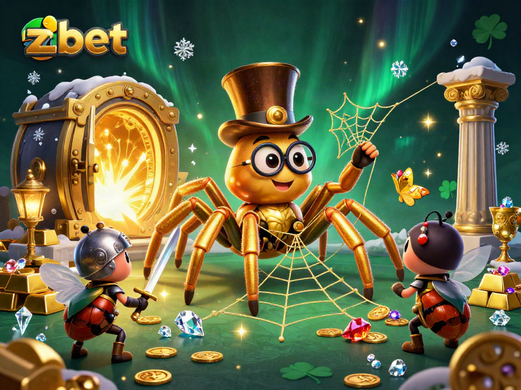 Experience the thrill of zbet with vibrant 3D characters in an exciting casino setting.