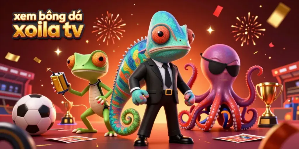 Experience xem bóng đá xoilac tv with secret agent characters amidst dynamic sports betting excitement.