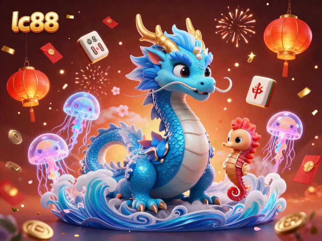Experience thrilling games at lc88 with a vibrant ocean scene filled with lucky symbols and festive energy.