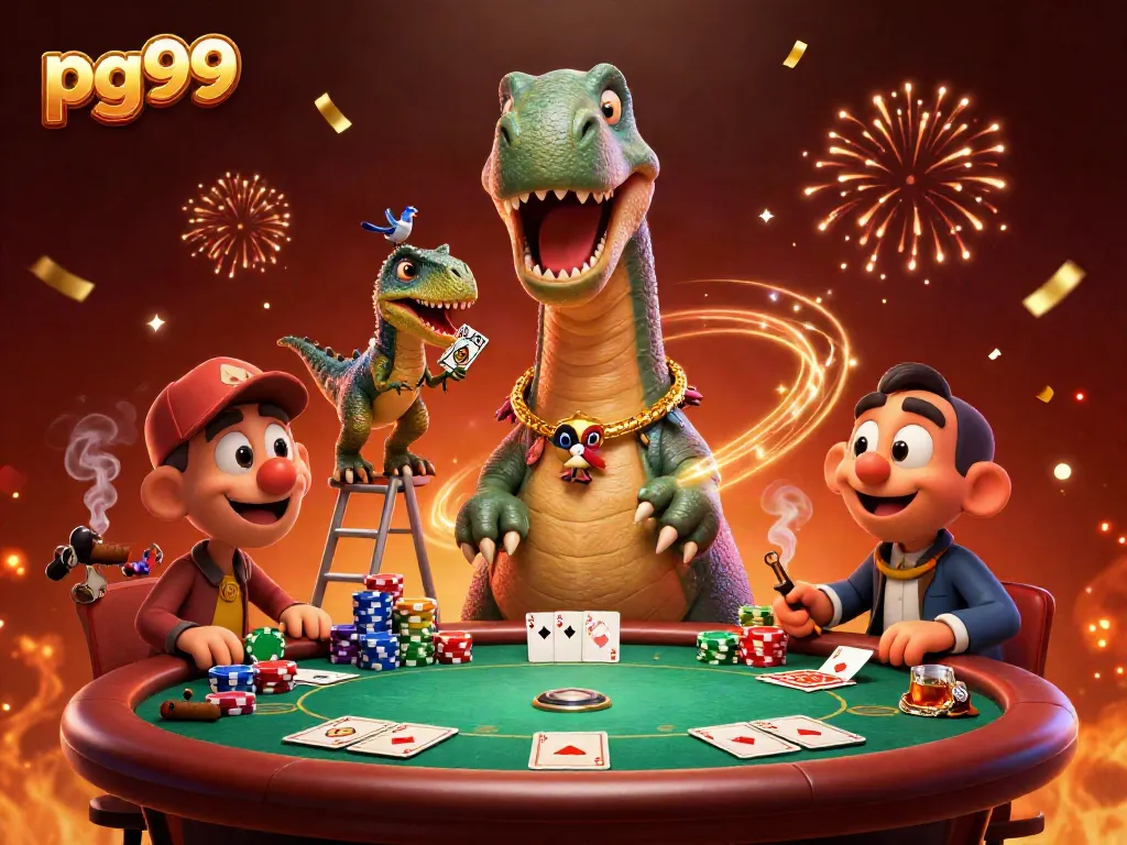Experience interactive gaming action with pg99 at a vibrant casino scene
