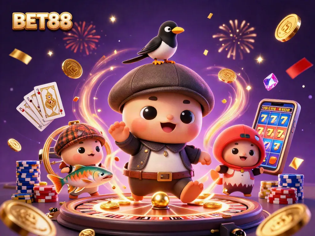Chơi BET88 cùng những biểu tượng thắng lớn trong casino trực tuyến hấp dẫn.