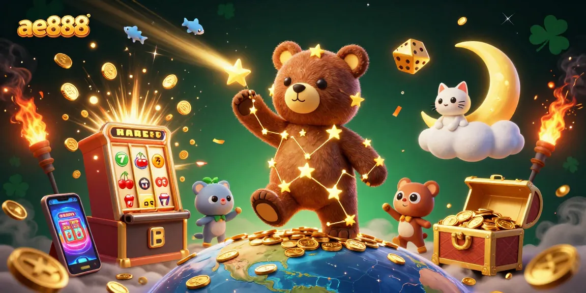 Experience the excitement of ae888 casino games with vibrant characters and slot machine action!