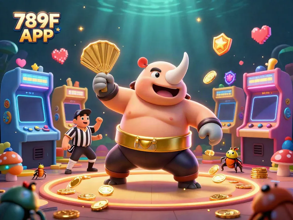 Experience the excitement of gaming with 789F APP, featuring thrilling action and colorful casino elements.