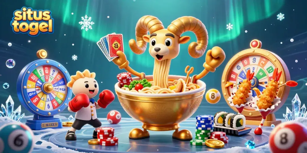 Engage with the exciting world of situs togel through dynamic lottery elements and vibrant characters.