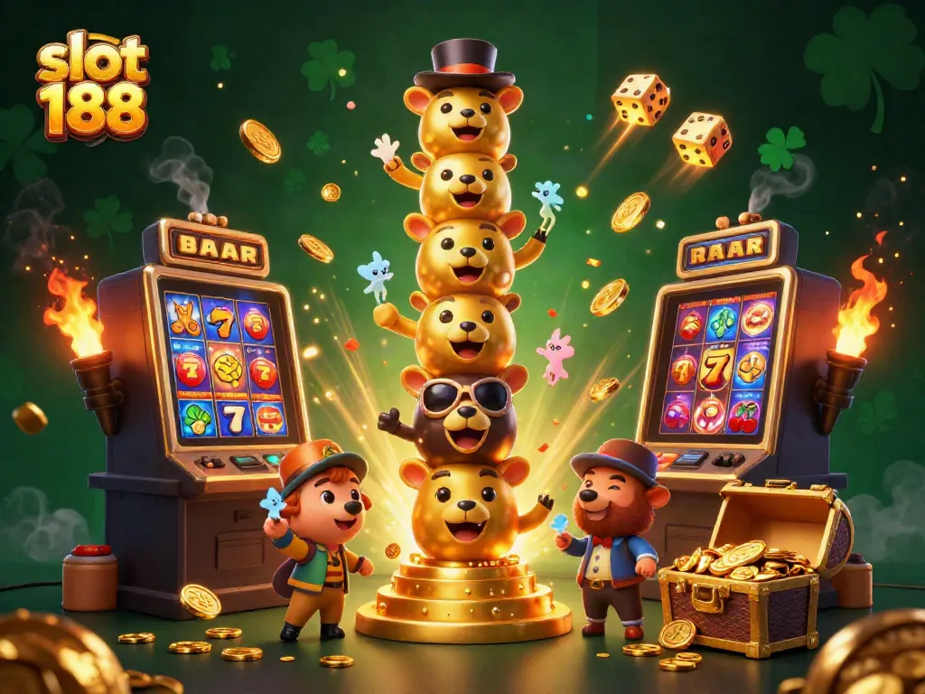 Aksi menang besar di slot 188 dengan model slot dan simbol keberuntungan yang memikat.