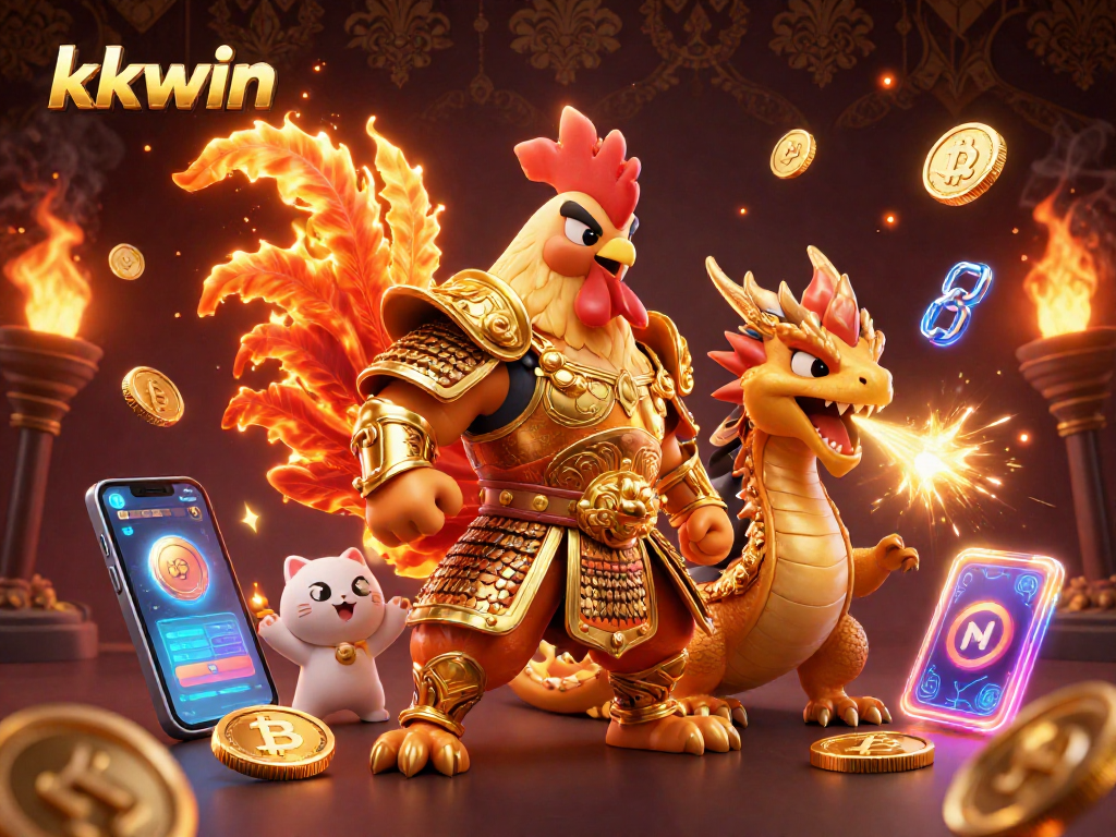 Engage in thrilling gaming adventures with kkwin featuring dynamic casino characters and crypto elements.