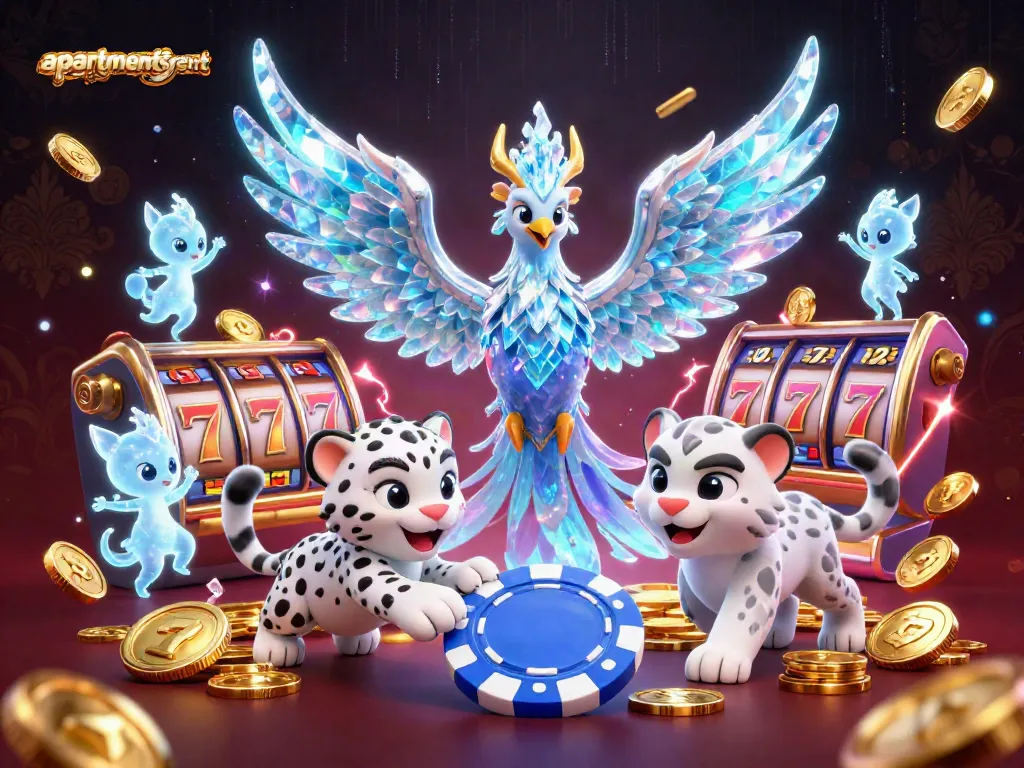 Mainkan slot di apartmentsrent dengan phoenix es dan makhluk bercahaya di dalam dunia kasino.