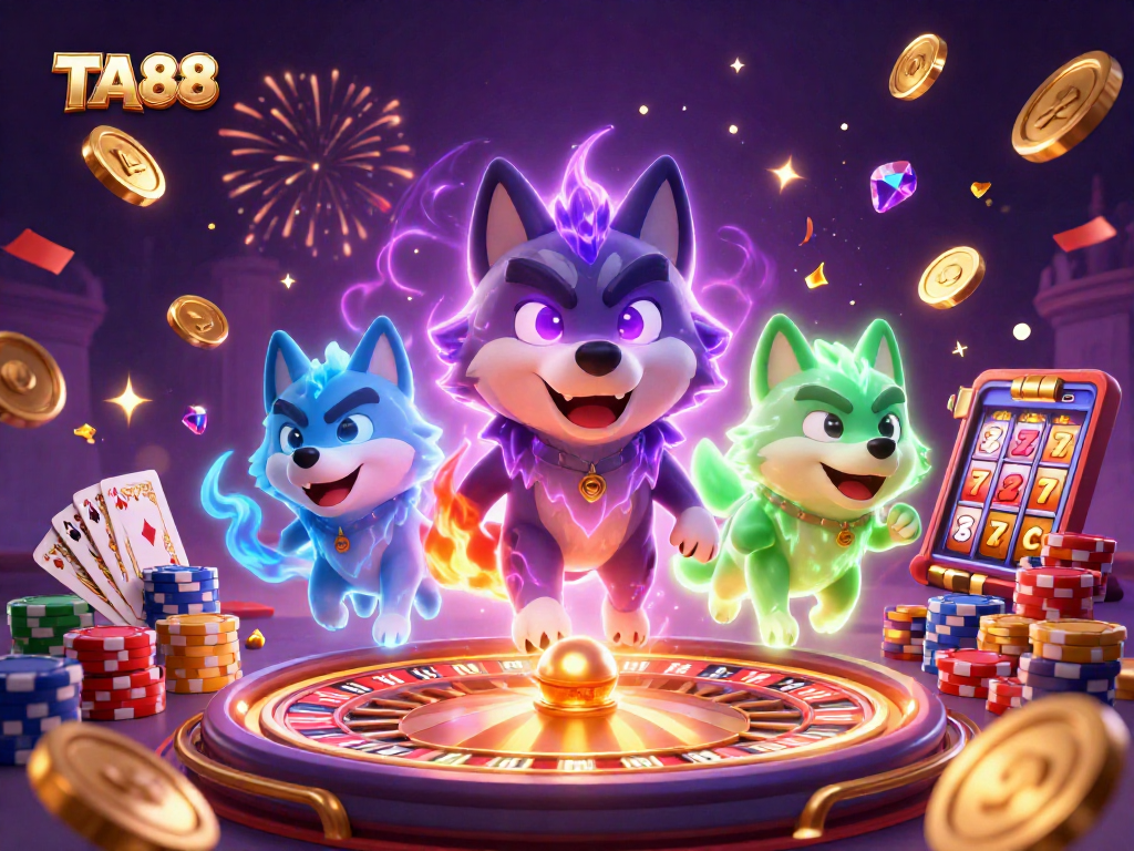 TA88 offers thrilling gameplay with a dynamic casino scene filled with bonus features and excitement.