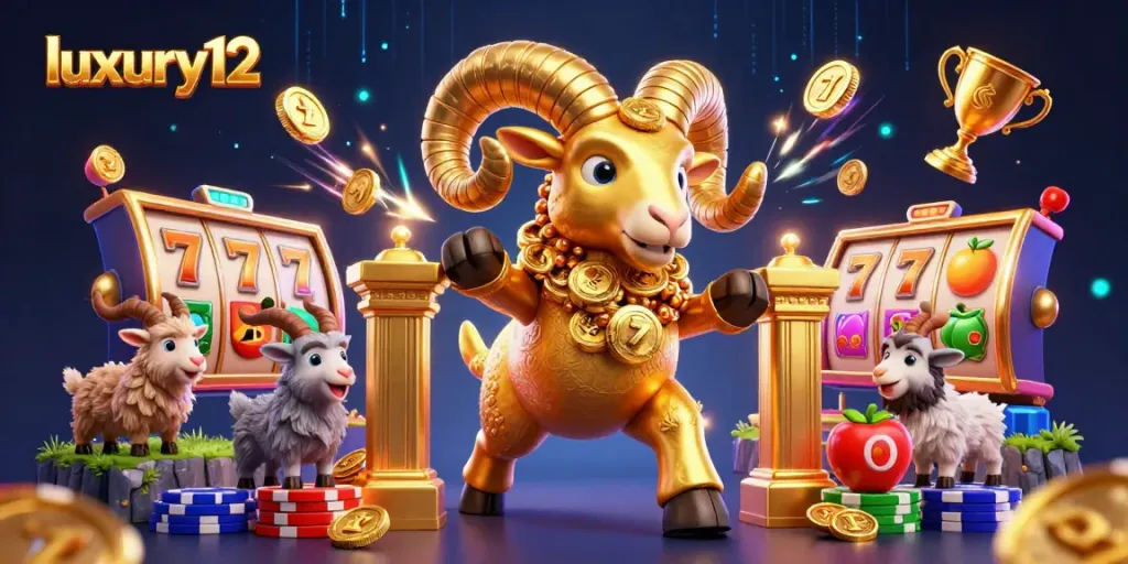 Experience winning spins at luxury12 with thrilling slot reels and dynamic golden ram energy.
