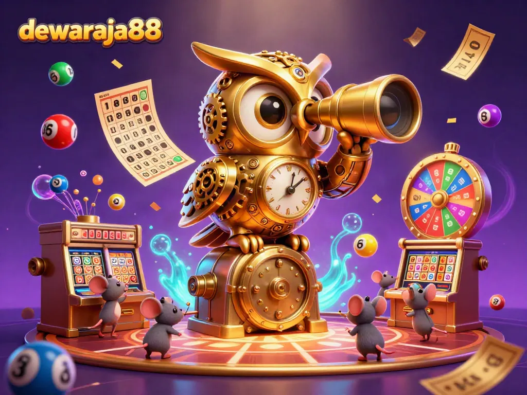 Mengakses permainan di dewaraja88 dengan suasana kasino yang kaya warna dan detail menarik.