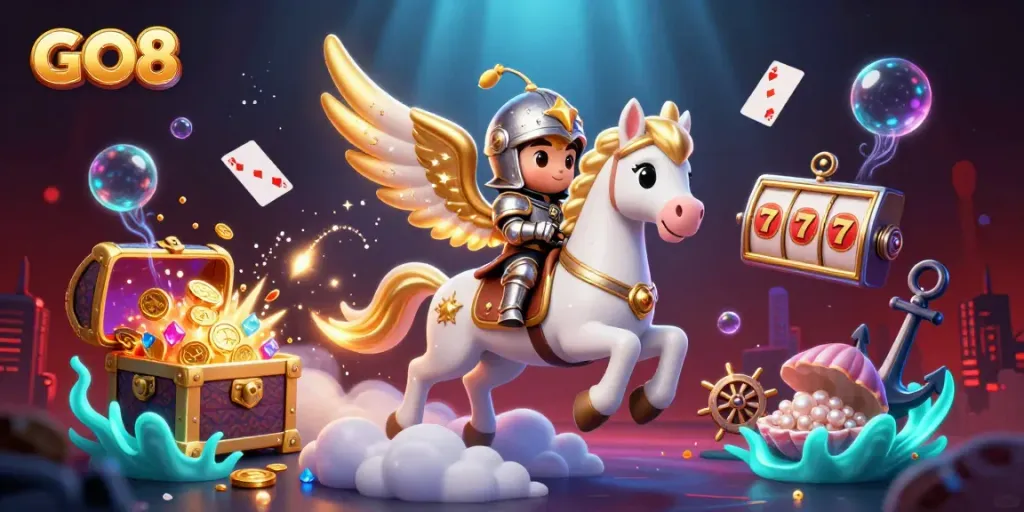 Experience the thrill with GO8's captivating casino games and dazzling winnings.
