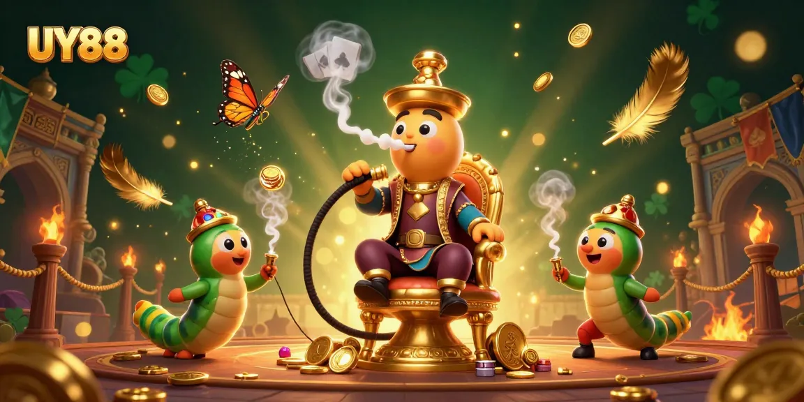Experience the vibrant gaming world of UY88 with unique characters, casino elements, and dynamic action.