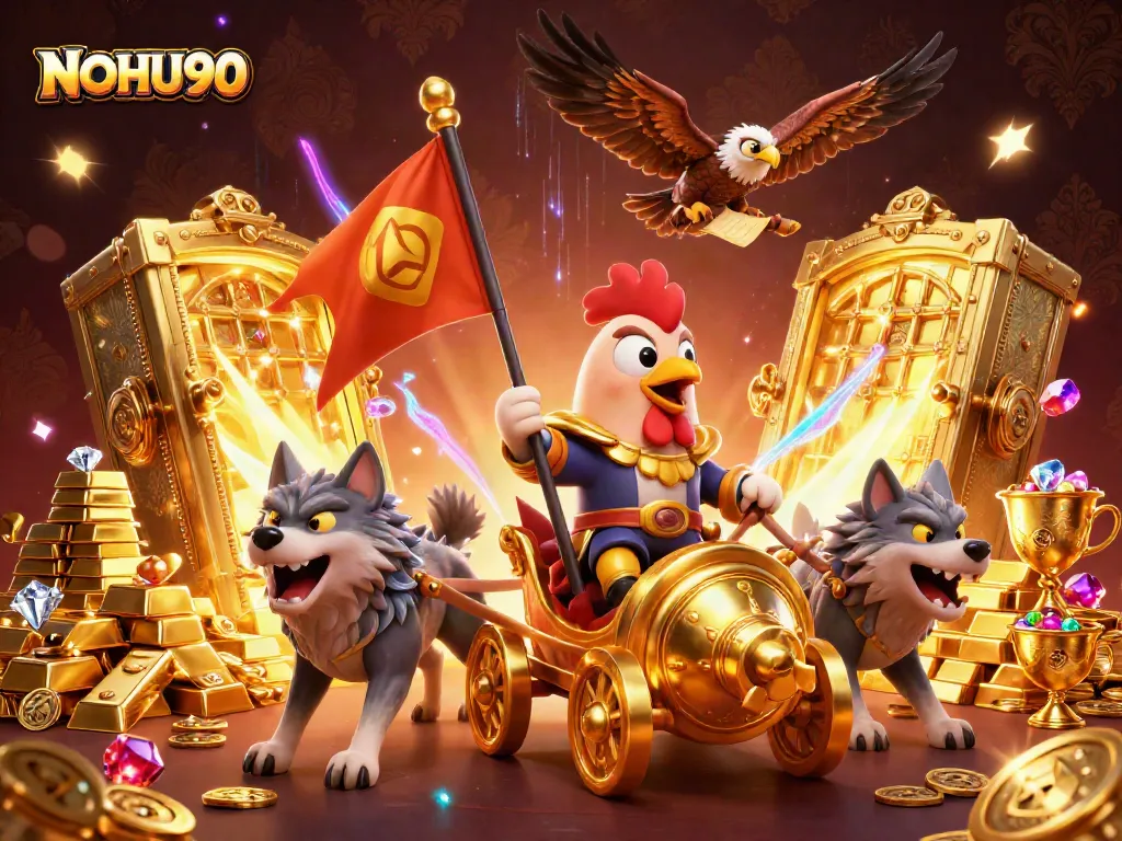 Experience the thrill of NOHU90 with incredible jackpot wins and immersive gameplay in an energetic casino scene.