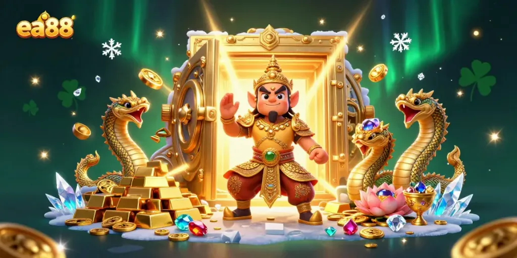 Experience thrilling fun at ea88 with vibrant 3D casino elements and exciting treasures.
