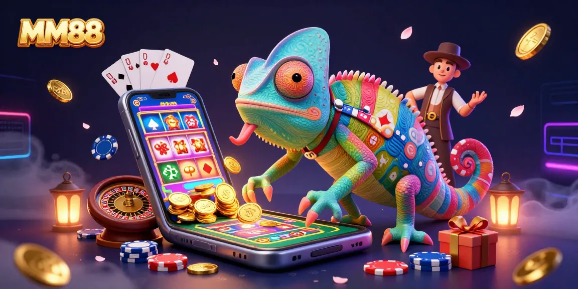 Engage in thrilling MM88 casino excitement with the vibrant chameleon and dynamic games.