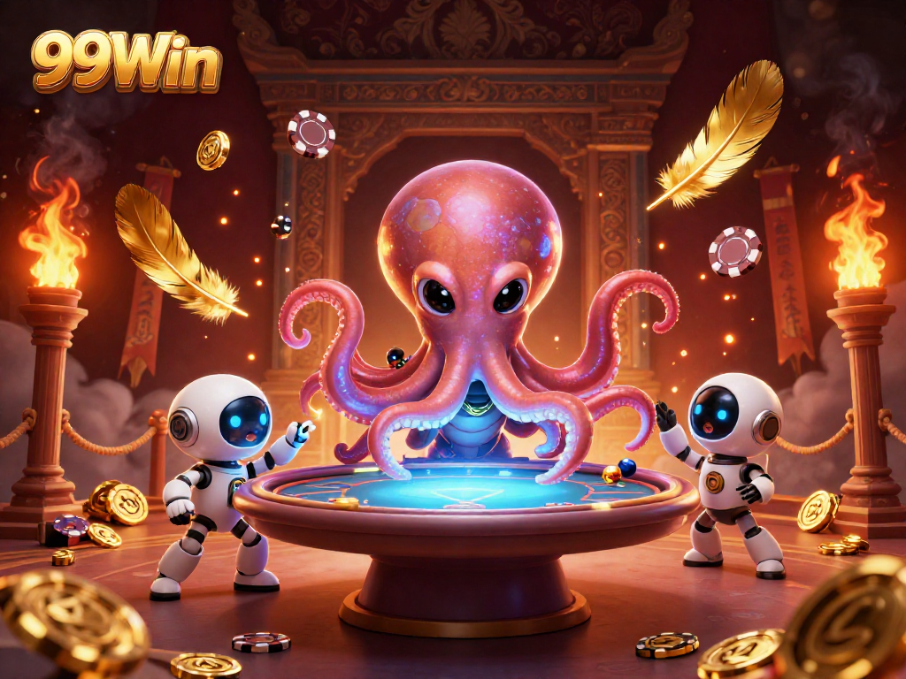 Play poker with vibrant alien characters at 99Win's cosmic casino!