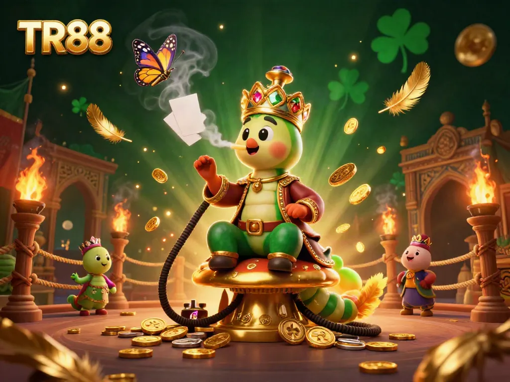Experience winning poker strategies at TR88 with vibrant casino-themed visuals.