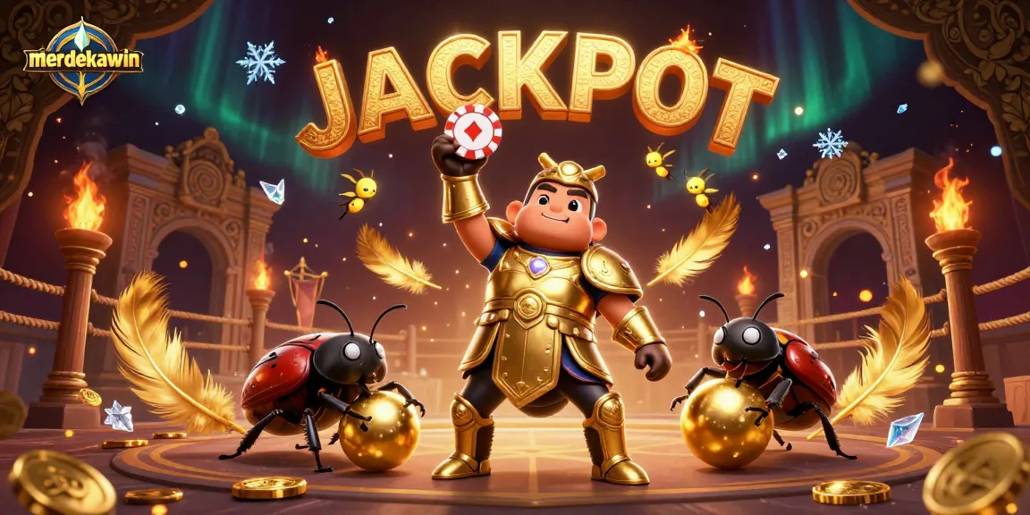 Menangkan permainan dengan merdekawin saat jackpot muncul di arena pertarungan.