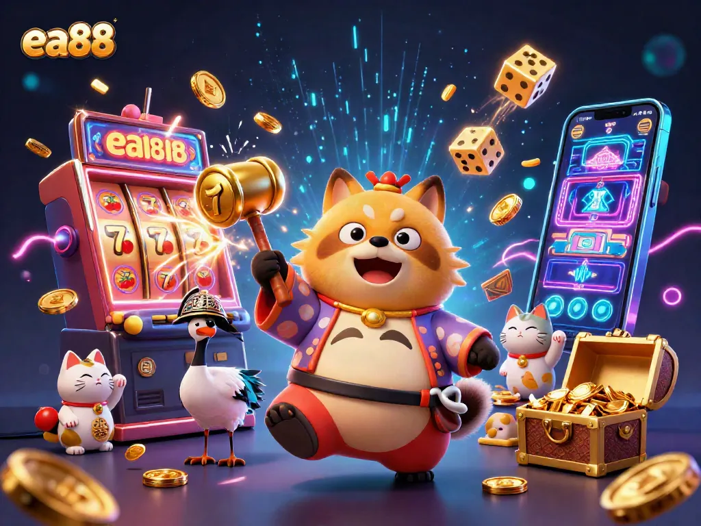 Spin the reels and win big at ea88's vibrant casino scene featuring luck and fortune.