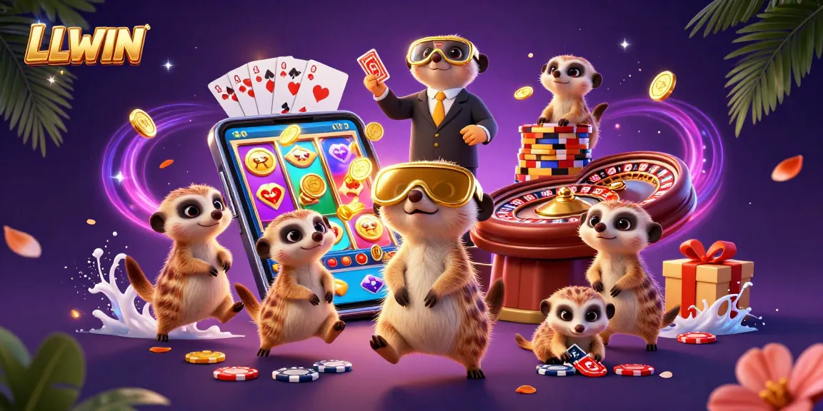 Experience the excitement at LLWIN with meerkats operating a lively casino thriving in fun.