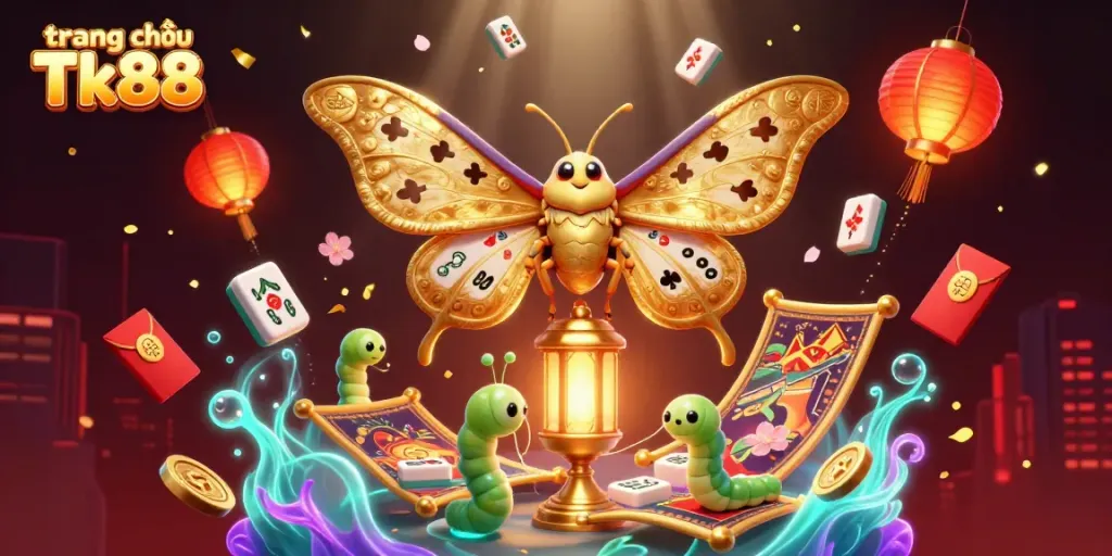 Experience the vibrant world of trang chủ Tk88 through this dynamic 3D casino scene with vivid characters and elements.