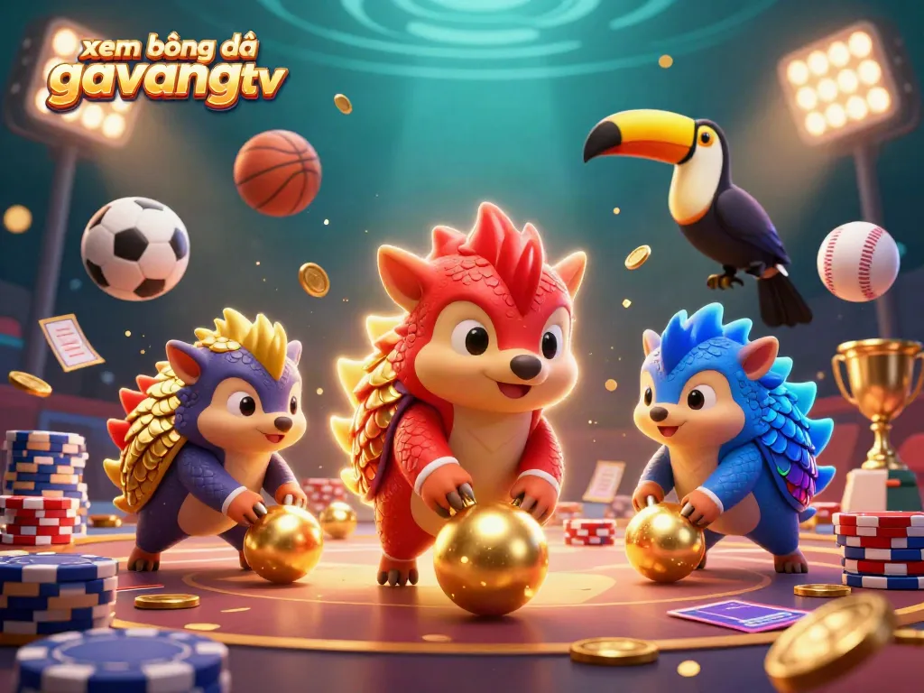 Engage in xem bóng đá gavangtv as vibrant pangolins compete in a dynamic game of chance.