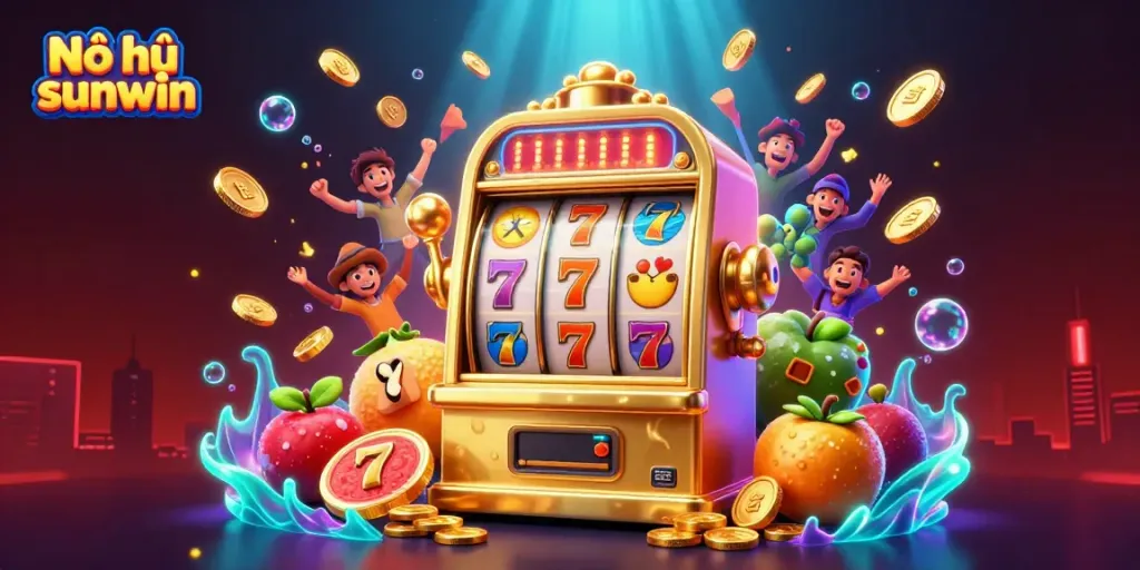 Engage in thrilling Nổ hũ sunwin gameplay with vibrant slot machines, jackpot excitement, and colorful symbols!