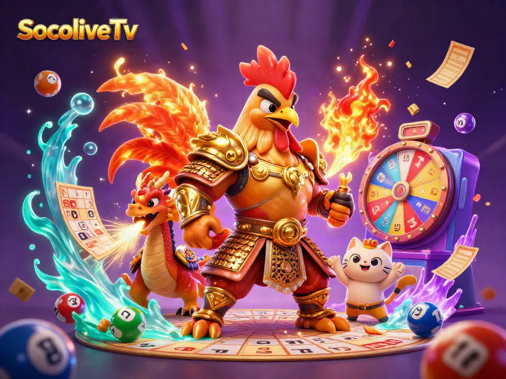 Engage with SocoliveTv through intense, colorful gaming moments featuring dynamic betting scenes.