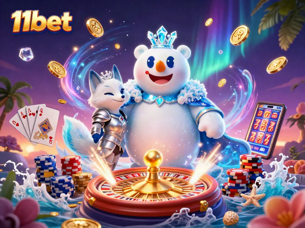 Spin the reels and win big at 11bet's vibrant casino experience, showcasing thrilling elements of gaming.