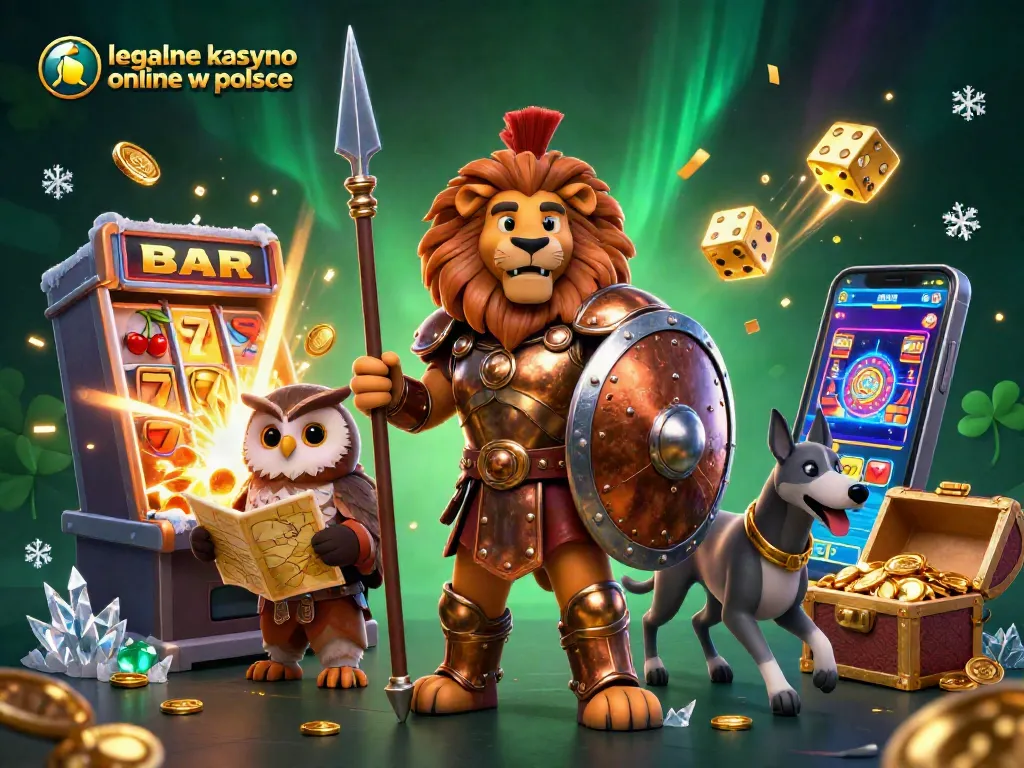 Discover the exciting world of legalne kasyno online w polsce with vibrant gaming elements and dynamic characters.