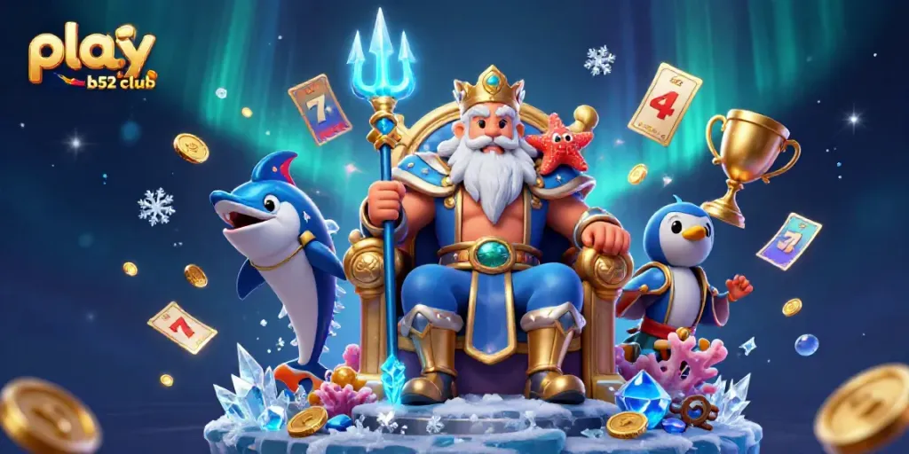 Engage in thrilling gameplay at play b52 club with vibrant characters and dynamic casino elements
