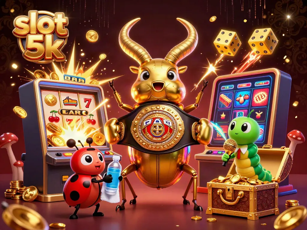 Experience thrilling wins at slot 5k with vibrant animations and dynamic characters in action.