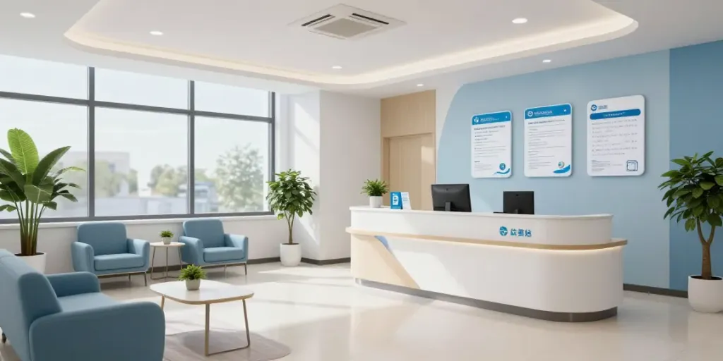 An inviting healthcare clinic featuring modern amenities and patient-centric care, focusing on compassionate services. Explore situs gacor for expert health solutions.