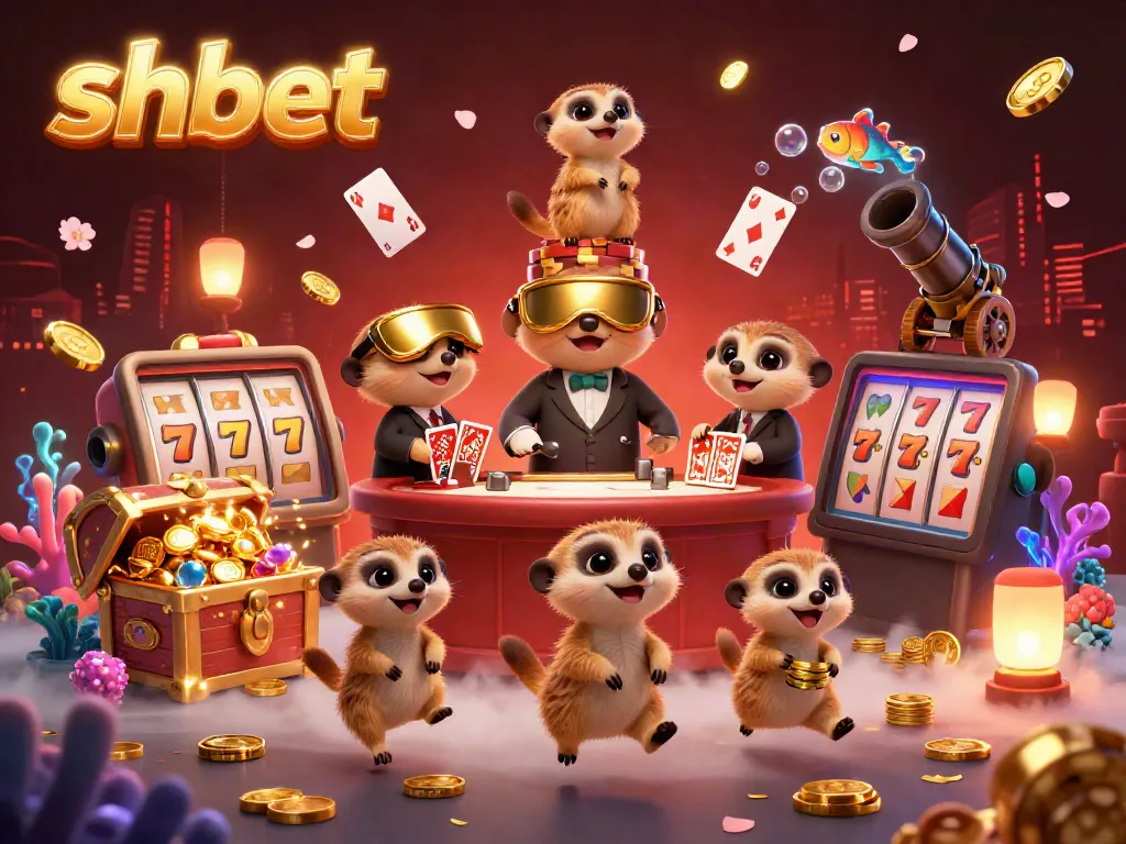 Experience vibrant online gaming with shbet's Meerkat casino scene featuring dynamic gameplay elements.