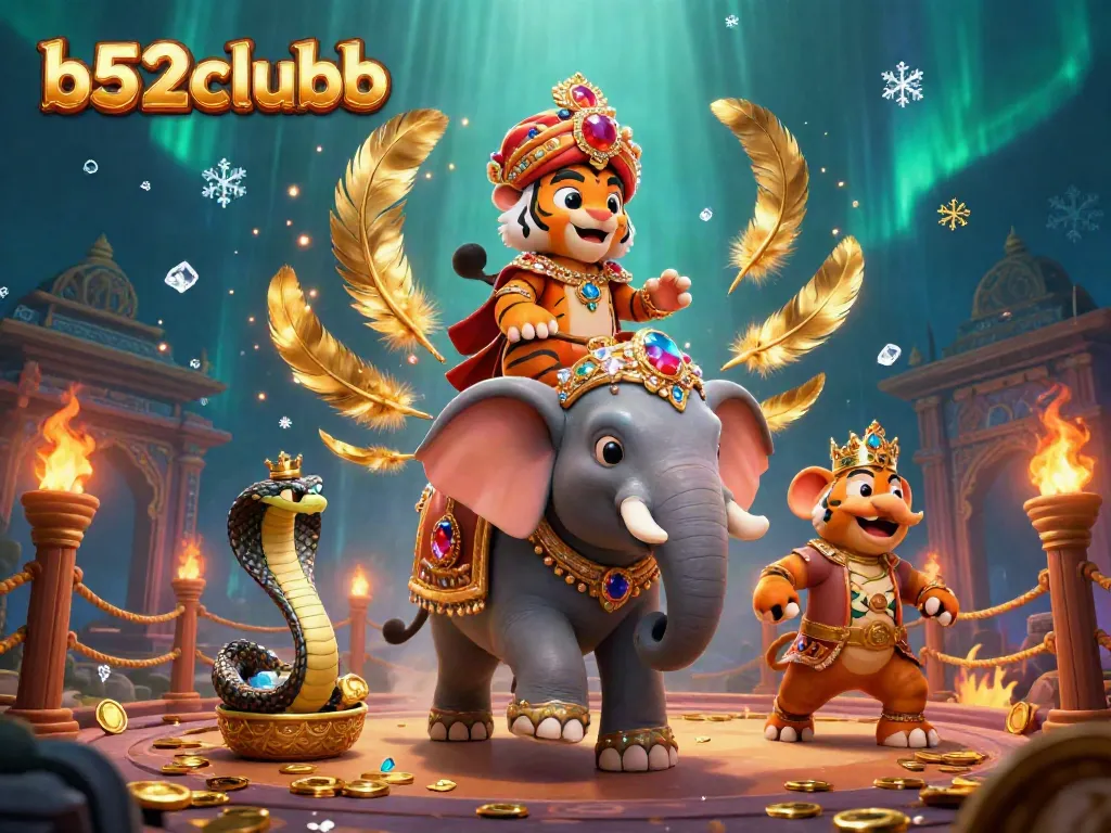 Experience thrilling games at b52clubb with rich visuals of casino excitement and vibrant characters.