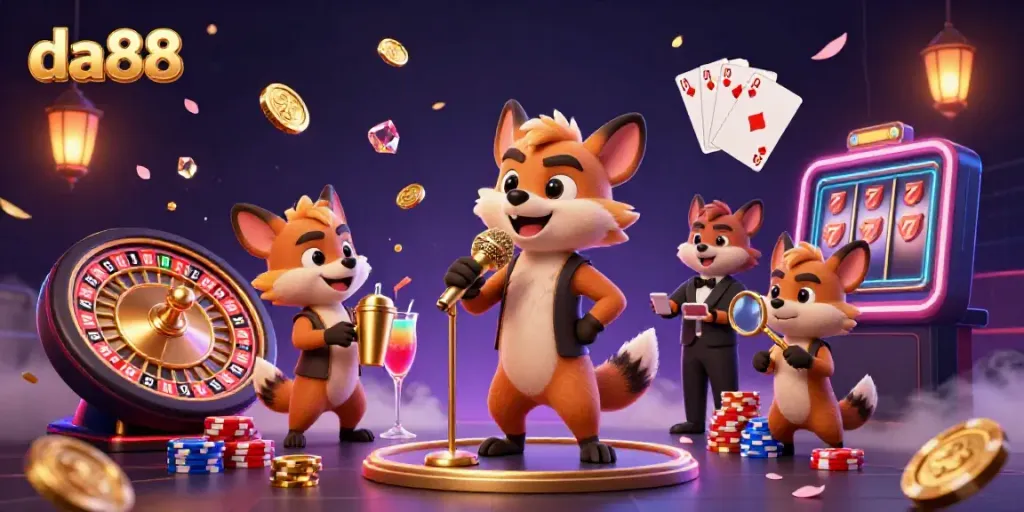Enjoy thrilling gaming moments with da88 at the bustling comedy casino.