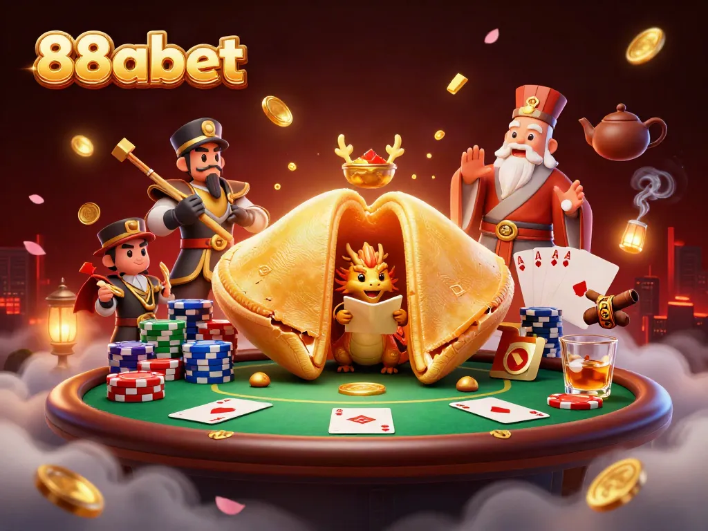 Engage in thrilling gameplay at 88abet, surrounded by rich casino elements and vibrant energy.
