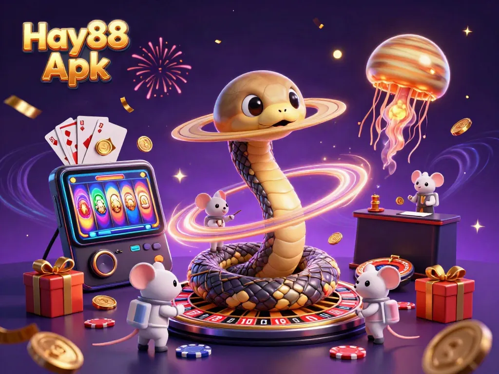Experience thrilling gameplay in the Hay88 Apk with vibrant characters and dynamic casino elements.